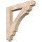 Ekena Millwork Olympic Arts & Crafts Smooth Bracket, Douglas Fir, 5 1/2"W x 42"D x 42"H BKT06X42X42OLY03SDF - alternate 1